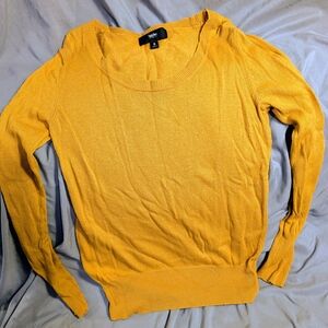Moschino Yellow Crew Neck Sweater